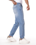 Light Washed Straight Jeans in Ice Blue (4)