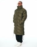 Men's Oversized Long Khaki Puffer Jacket (9)