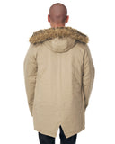 MV Parker-Style Jacket with Furry Trim in Beige (6)