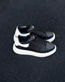 Men’s Crowned Chunky Sneakers Shoes in Black and White (15)