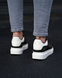 Men’s Crowned Chunky Sneakers Shoes in Black and White (12)