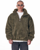 Men's Half Zip Borg Sweatshirt (2)