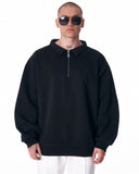 Valicia Martin Valen Oversized Basic Half Zip Sweatshirt