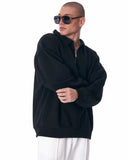 Valicia Martin Valen Oversized Basic Half Zip Sweatshirt (4)