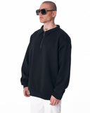 Valicia Martin Valen Oversized Basic Half Zip Sweatshirt (7)