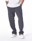 Street Style Gray Sweatpants With White Stripes (4)