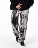 Black and White Bicolor Tie Dye Jeans (7)