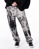 Black and White Bicolor Tie Dye Jeans (9)
