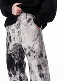 Black and White Bicolor Tie Dye Jeans (10)
