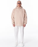 Cream Oversized Hoodie Urban Culture For Men (10)