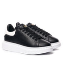 Women’s Chunky Sneakers with Crown in Black and White (2)