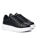 Men’s Designer Mesh Sneakers Shoes Black (2)
