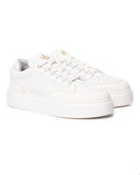 Men's Low Top Sneakers Crowned Shoes Camo-White (2)
