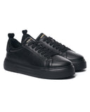 Black Bobe Suede Belted New Sneakers For Men (2)