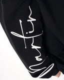 Men's Oversized Hoodie Martin Valen Black (7)