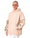 Men's Oversized Hoodie Martin Valen Beige (2)