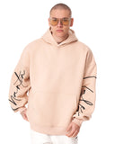 Men's Oversized Hoodie Martin Valen Beige (4)