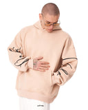 Men's Oversized Hoodie Martin Valen Beige (5)