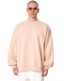 Men's Oversized Sweatshirt Another World's Hell Beige (3)