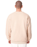 Men's Oversized Basic Beige Sweatshirt (4)