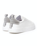 Bobe Suede Belted New Sneakers White Grey (4)