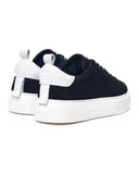 Bobe Suede Belted New Sneakers Black White (5)