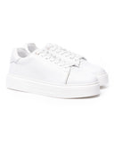 Rizz Lizz Genuine Leather Sneakers Shoes in White (3)