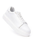 Rizz Lizz Genuine Leather Sneakers Shoes in White (5)