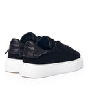 Arc Suede Genuine Leather Shoes Black (3)