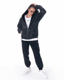 Urban Style Washed Anthracite Tracksuit with Zipper (15)