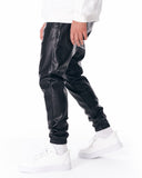Oversized Leather Jogger