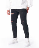 Men's Jeans With Rips In Smoked Gray (4)