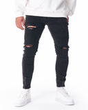Men's Jeans With Rips In Smoked Gray (6)