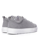 Men’s Low Top Suede Sneakers Shoes Grey (3)