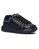 Black Chunky Sneakers With White Line (2)