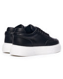 Men's Low Top Sneakers Shoes Black (3)