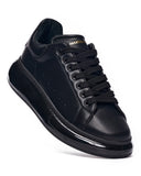 Balloon Sole Sneakers in Black (3)