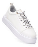 Low Top Clean White Sneakers (4)
