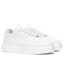 Men's Low Top Sneakers Shoes White (3)
