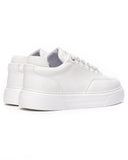 Men's Low Top Sneakers Shoes White (4)