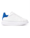 V-Harmony Men's White Shoes with Suede Heel Tab (2)