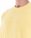 ‘’Freedom’’ Men's Printed Thick Fabric Oversized Yellow T-shirt (3)