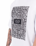 Men's Front Text Printed Oversized White T-shirt (3)