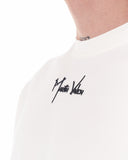 Men's Oversized Martin Valen 3D Printed White Heavy T-Shirt (4)