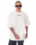 Men's Oversized Martin Valen 3D Printed White Heavy T-Shirt (5)