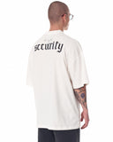Men's Oversized Back Screen Printed White Heavy T-Shirt (4)
