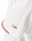 Men's Oversized Sleeve 3D Printed White Heavy T-Shirt (6)