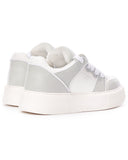 Men's Bicolor High Sneakers in Gray-White (3)