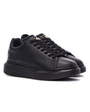 Men’s Crowned Chunky Sneakers Shoes Full Black (2)