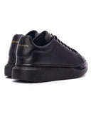 Men’s Crowned Chunky Sneakers Shoes Full Black (3)